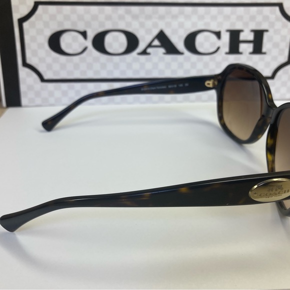 New Coach HC8150 L133 512013 Dark Tortoise sunglasses - Picture 6 of 14